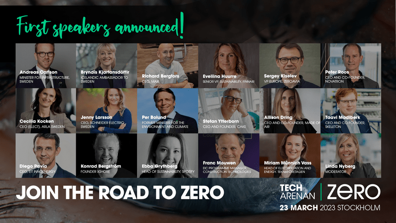 The first speakers announced to Techarenan Zero in Stockholm.